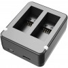 Зарядное устройство для аккумуляторов GoPro HERO9/10/11/12 Black Двойное