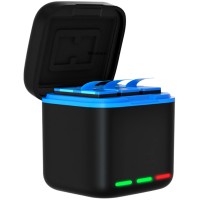 Зарядний пристрій для акумуляторів GoPro HERO5/6/2018/7 Black Потрійна