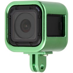 Рамка для экшн-камеры GoPro HERO4/5 Session Алюминиевая (Зелёная)