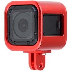 Рамка для экшн-камеры GoPro HERO4/5 Session Алюминиевая (Красная)