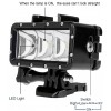 Ліхтар LED SHOOT Водонепроникний для екшн-камери GoPro, Sjcam, Xiaomi yi