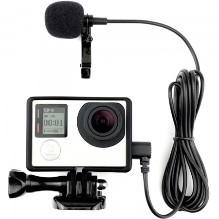 Рамка GoPro HERO3+/4 Black/Silver + Микрофон Mini USB v2