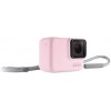 Силиконовый чехол GoPro Sleeve and Lanyard на камеру GoPro HERO5/6/2018/7 (Розовый)