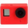 Силиконовый чехол на камеру GoPro Hero 3+, 4 (Червоний) v.2