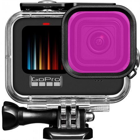 Фильтр для бокса GoPro HERO8/9/10/11/12 Black 46x46 (Фиолетовый) (SHOOT)