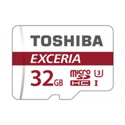 Карта пам'яті Toshiba EXCERIA microSDHC 32Gb class 10 UHS-I U3 + SD Adapter